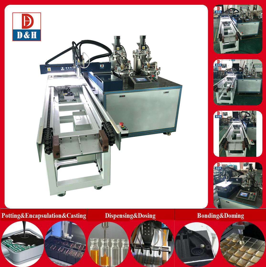 AB Epoxy Mixing Stirring Machine Automatic Polymer Resin System for Potting Electronic