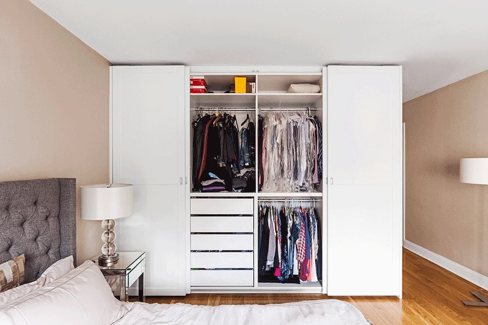 Modern Design Wardrobe for Apartment Furniture at and Customized Foldable Style