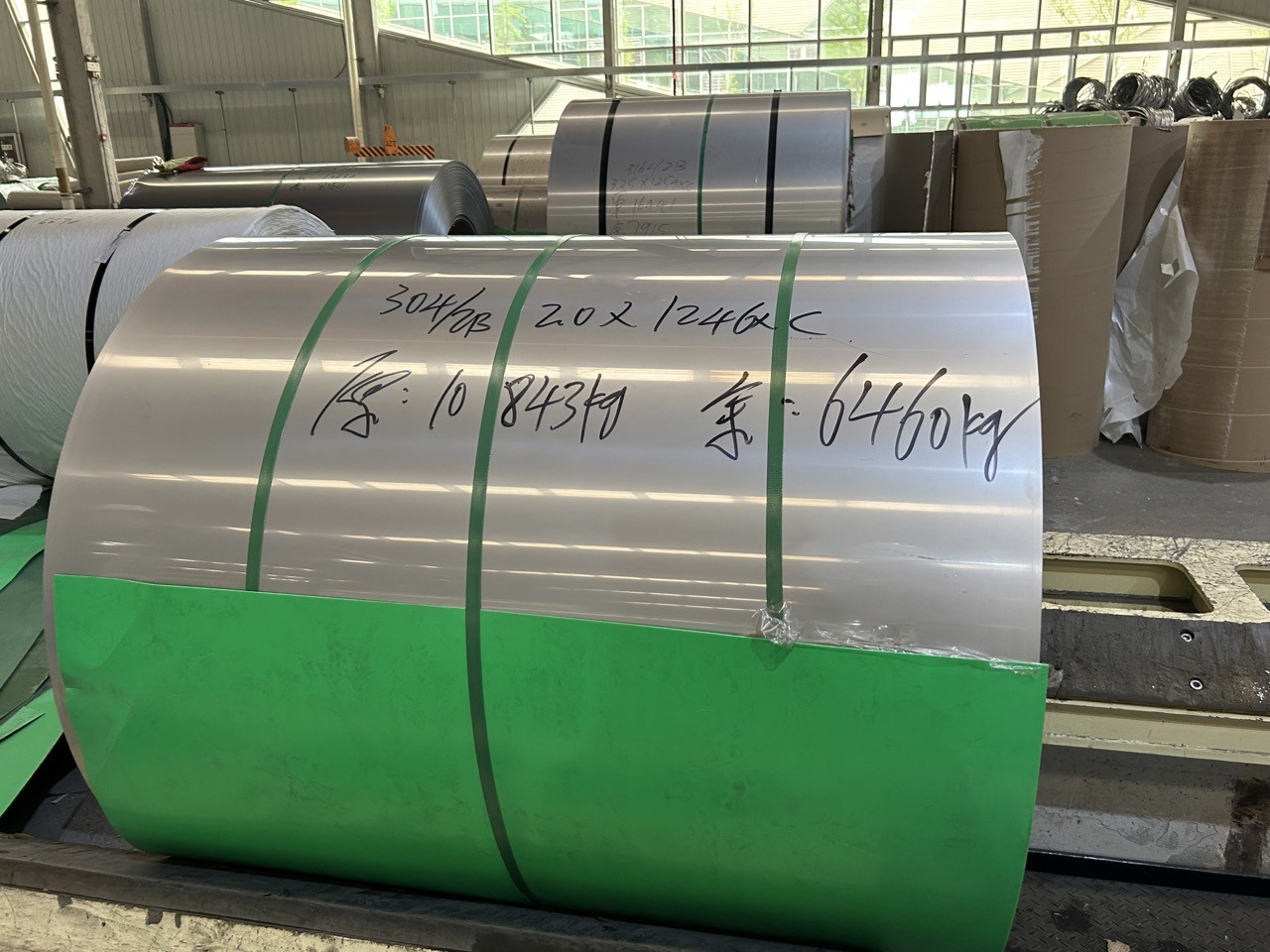 Cold Rolled Stainless Steel Coil 180mm 202 Mirror Finish ASTM Sample Freely