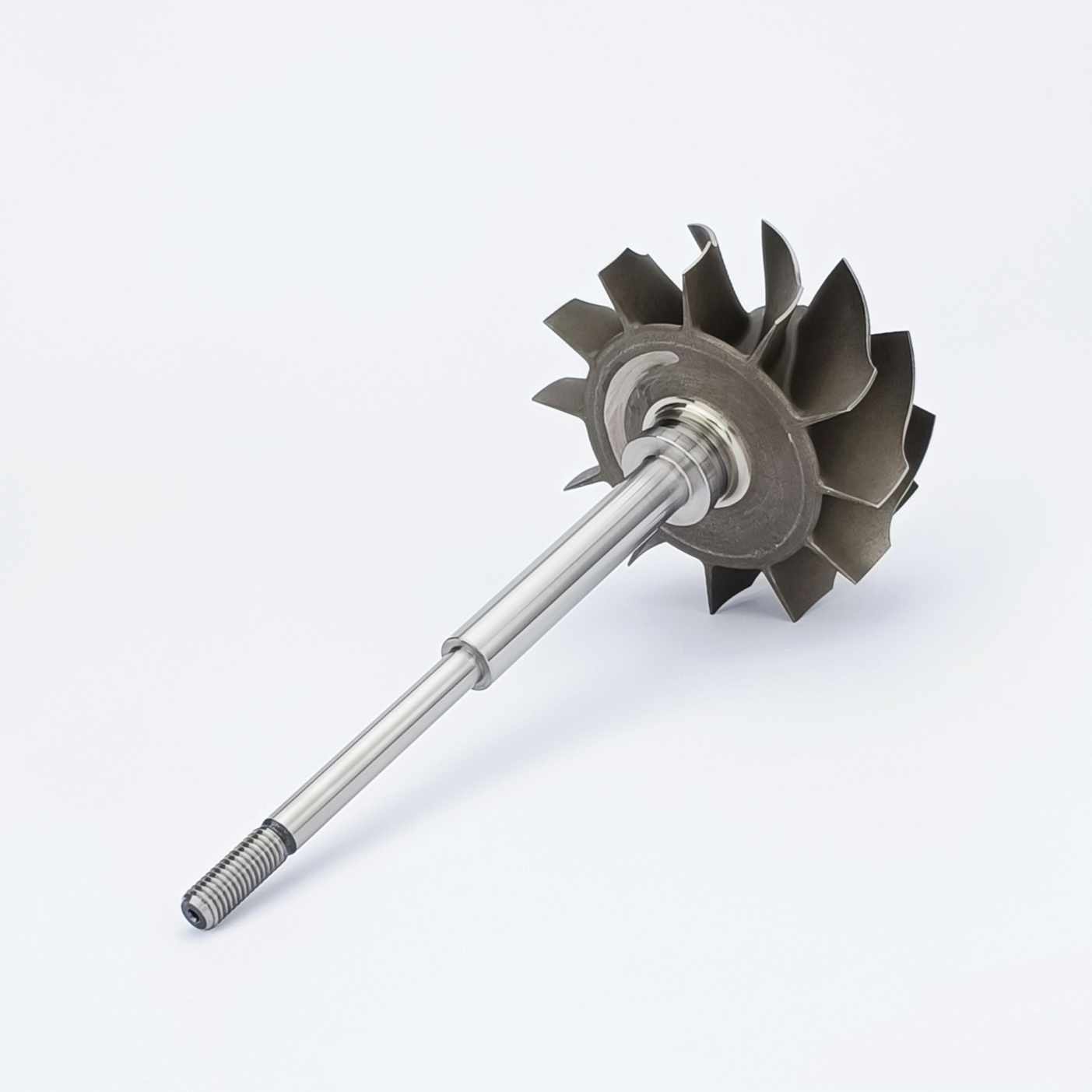 MS-TECH Turbo HX55 Turbine Wheel Shaft 3535983 Ind 86mm Exd 77mm Blades12