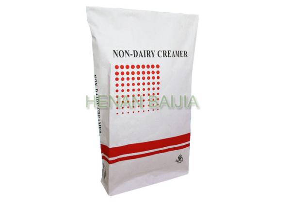White Brown Kraft Paper Bag Heavy Duty Kraft Paper Bags Heat Seal Closure GMP
