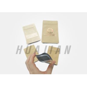 China Clear Silver Heat Sealable Aluminum Bags With Tear Notch on sale