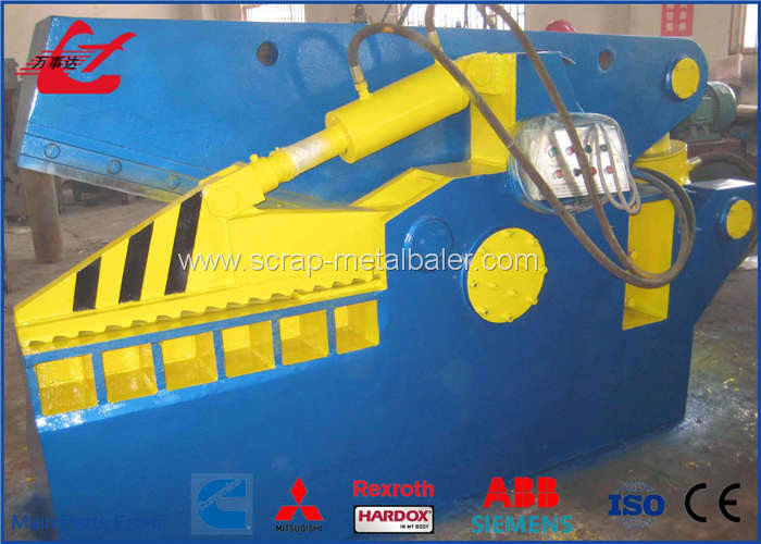 120 Ton Scrap Metal Shear Alligator Machine Hydraulic System Electric Motor Drive