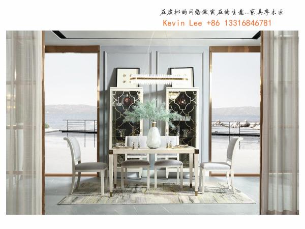 American style Dining room furniture factory sale for Villa house interior