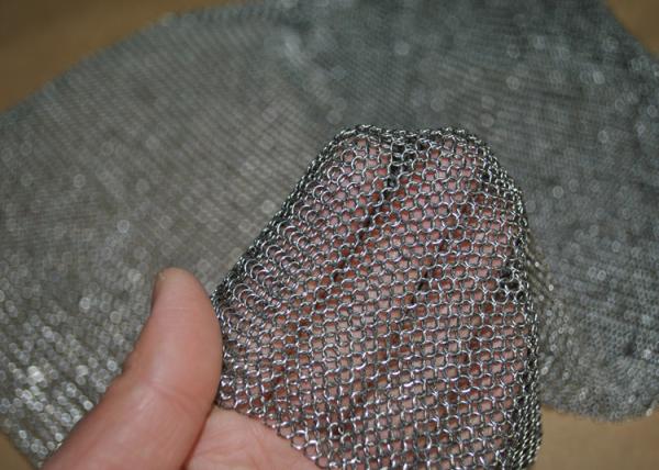 304L Stainless Steel Welded Rings Chainmail Mesh Fabric For Decoration And