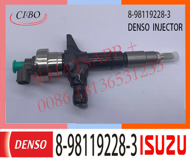 8-98119228-3 Diesel Engine Fuel Injector 8-98119228-3 095000-6980 For Denso / Isuzu 4JJ1 Engine