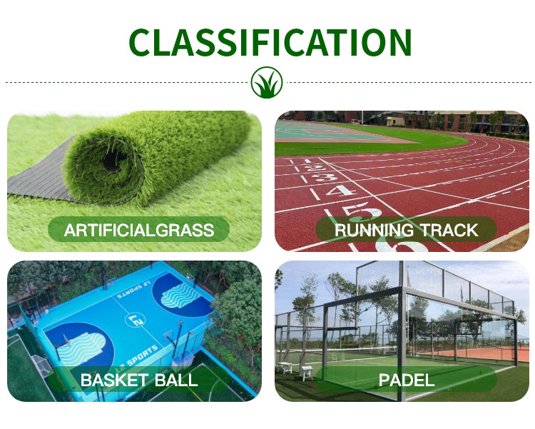 Football Artificial Lawn Durable Multi-Purpose Sports Field Tournament Grass Sports Field Paving