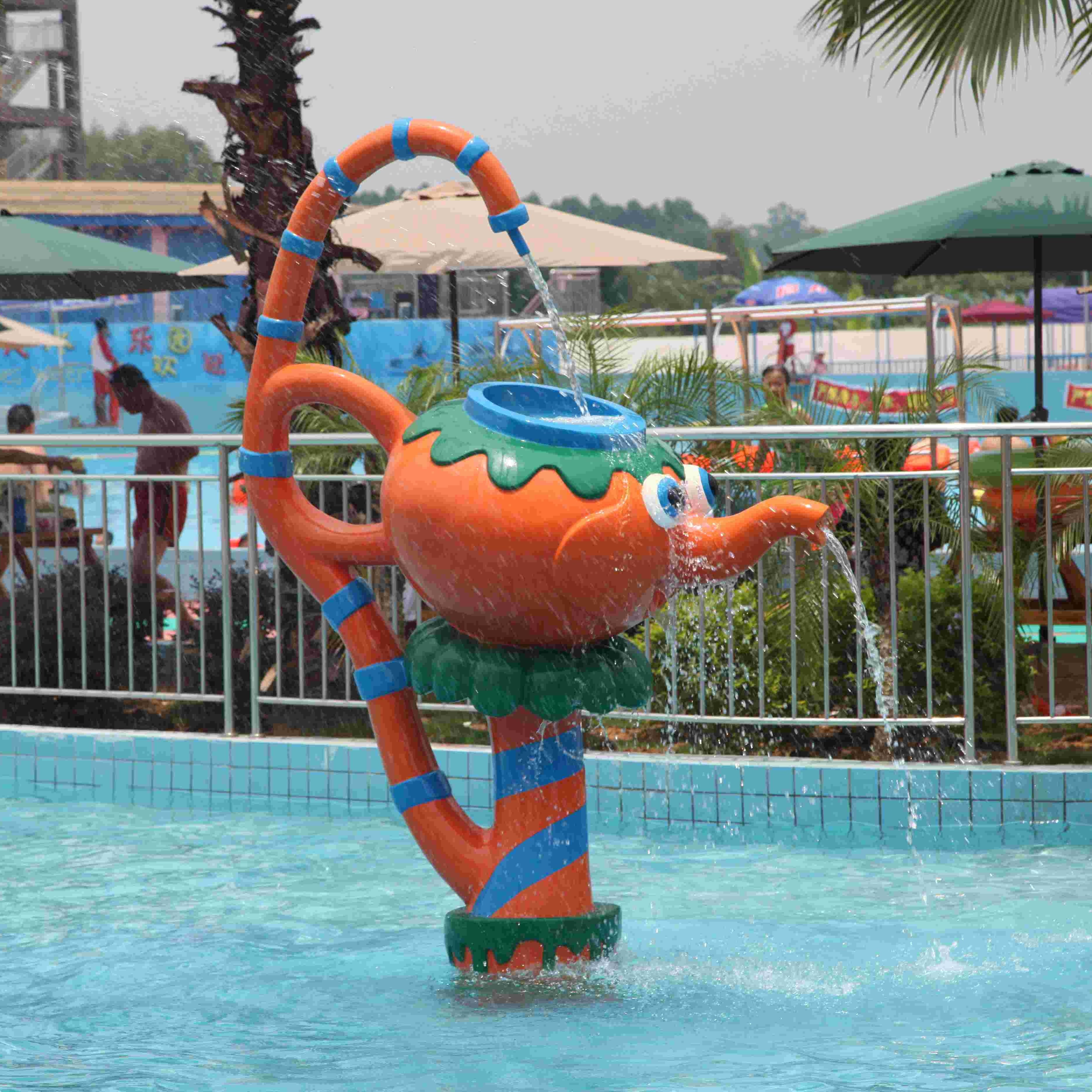 Aqua Park Equipment Aqua Play Kids Water Game Tea port spray Park Equipment
