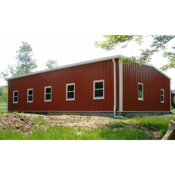 Industrial Design Wide Span Steel Structure Car Garage Metal Prefabricated