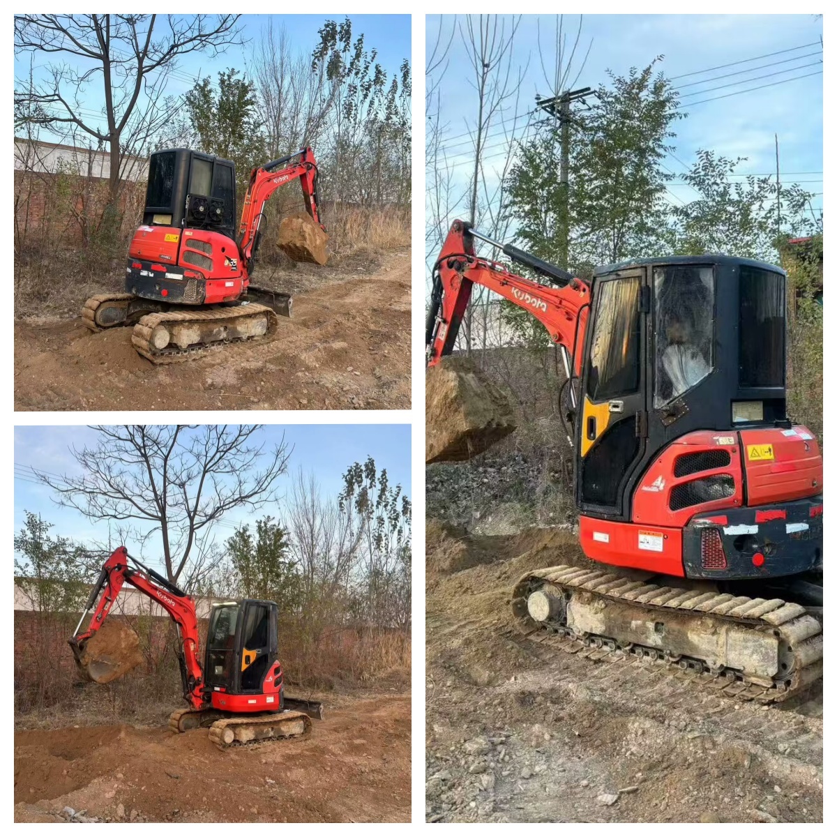Used VIO35 3.5Ton Mini Excavator Low Hours Full Service History Construction Landscaping Utility