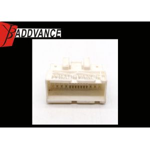 China White Color 42 Way Plastic Electrical PBT Female Connector With Terminals For Cable on sale