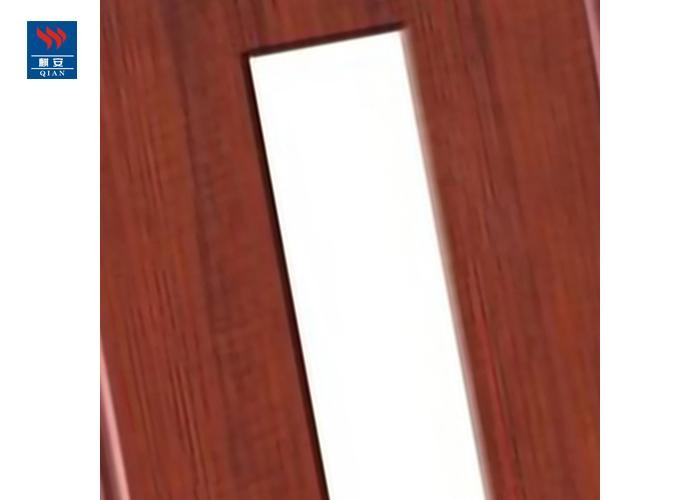 Steel French Double Swing Fire Rated Glass Doors Custom Window Frame