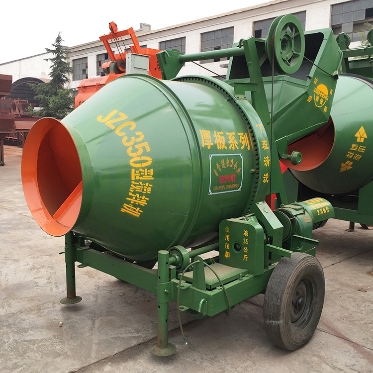 Reversing Drum Electric Concrete Mixer Machine JZC350 Motor 1 Year Warranty