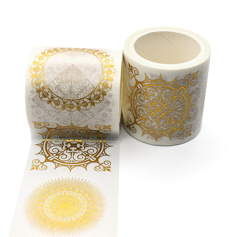 Waterproof Custom Cheap Professional Printed Resistant Gold Foil Washi Paper Tape