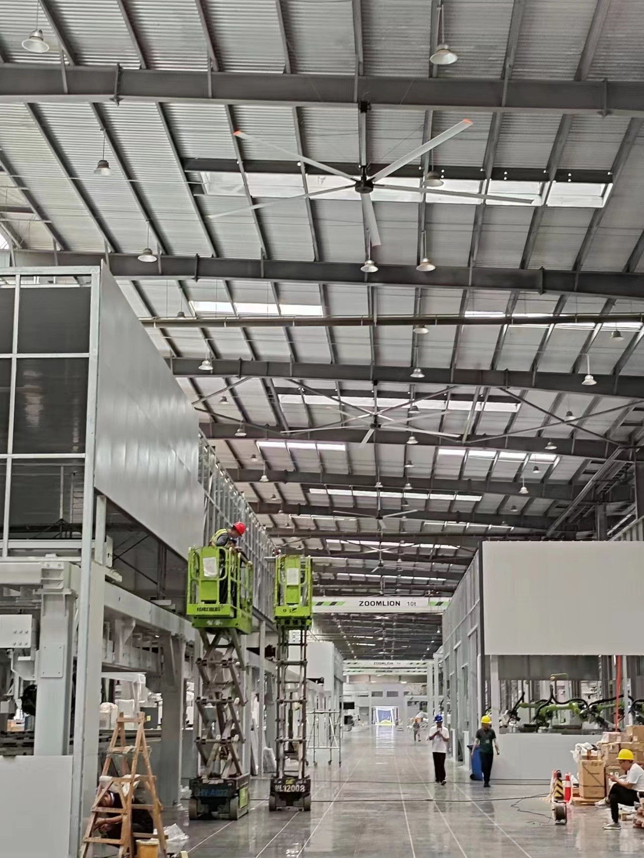 Ultra Quiet Large Scale Ventilation Commercial Use Ceiling Fans 6.2m 20ft