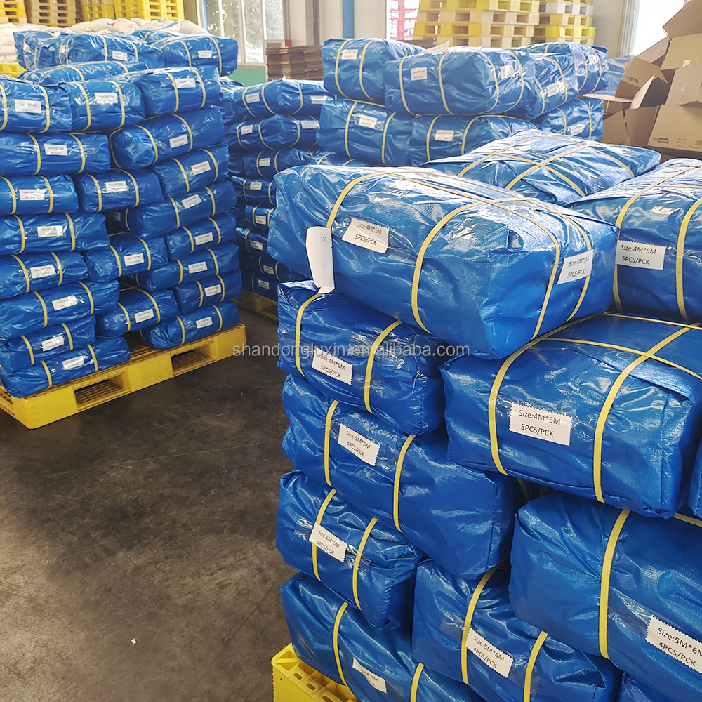 Plaid Style PE Tarpaulin Laminated Woven Fabric for Plastic Greenhouse and Density