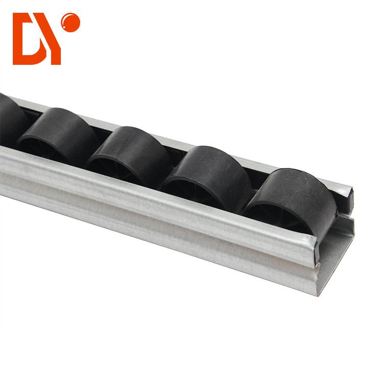Sheet Metal Sliding Roller Track Aluminum Material For Pipe Rack System