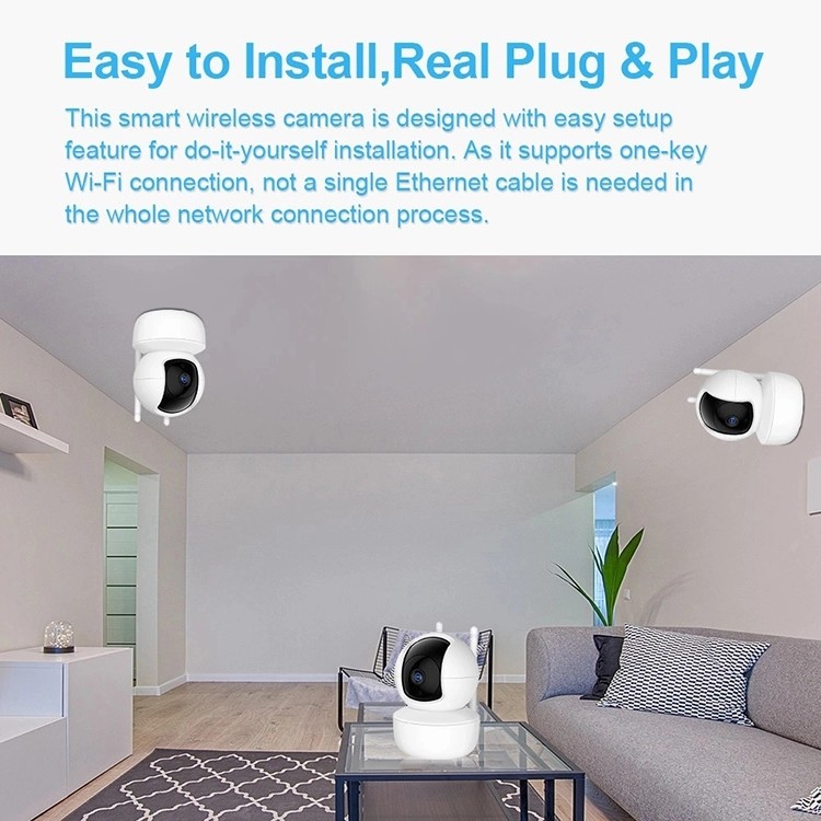 Two Way Audio Baby Monitor IP 2.4G Mini Cctv Wifi Camera H.264/MJPEG