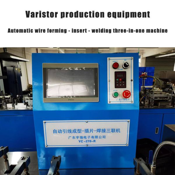 Quality The Automatic Production Machine For Varistors Features An Automatic Three-in-one System For Wire Forming, Chip Insertion And Welding for sale