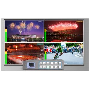 4-Ch 3g-Sdi Input Quad Screen Split Multiviewer Sdi Multiviewer 4k Sdi Switcher