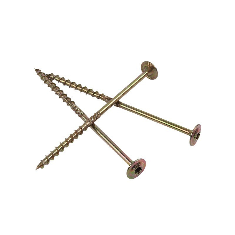 6-Rib Flat Head Chipboard Screws #6 With CSK Head For Furniture Craftsmanship