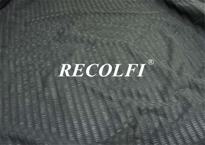 Anti Crease Pop Plain Polyester Activewear Fabric Made From Recycled Plastic