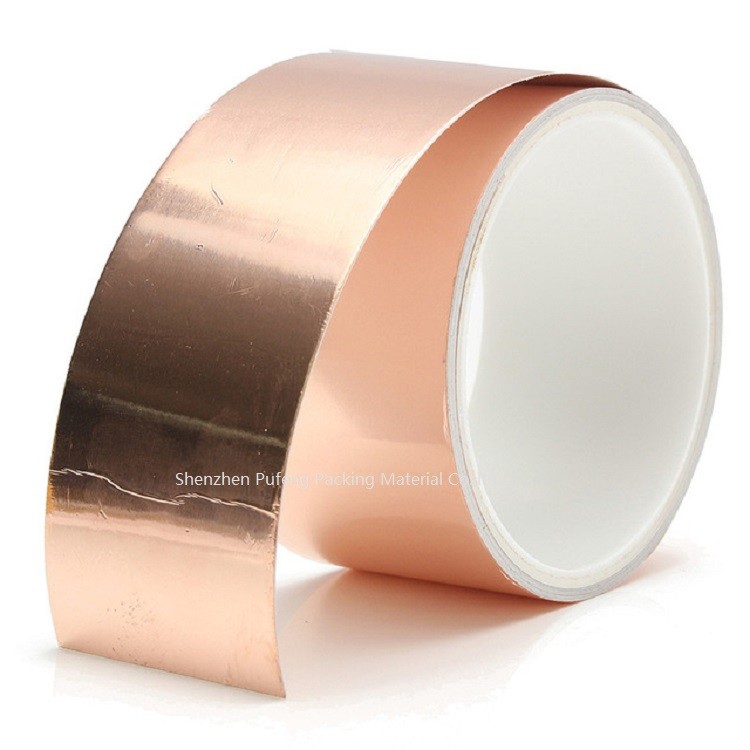 Electromagnetic Shielding 99.99% Copper Foil Tape Customized Conductive Adhesive Tape