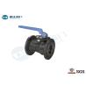 Buy cheap Carbon Steel Mounting Pad Reduced Port Ball Valve With Flange Ends Class 150 from wholesalers