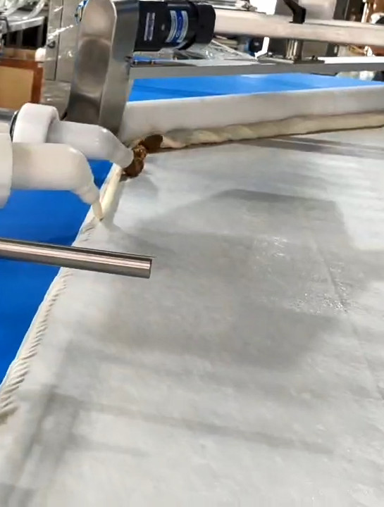 Filled Roll Ups Food Production Lines Rollini Strudel Chinese Meat Pie Production Line