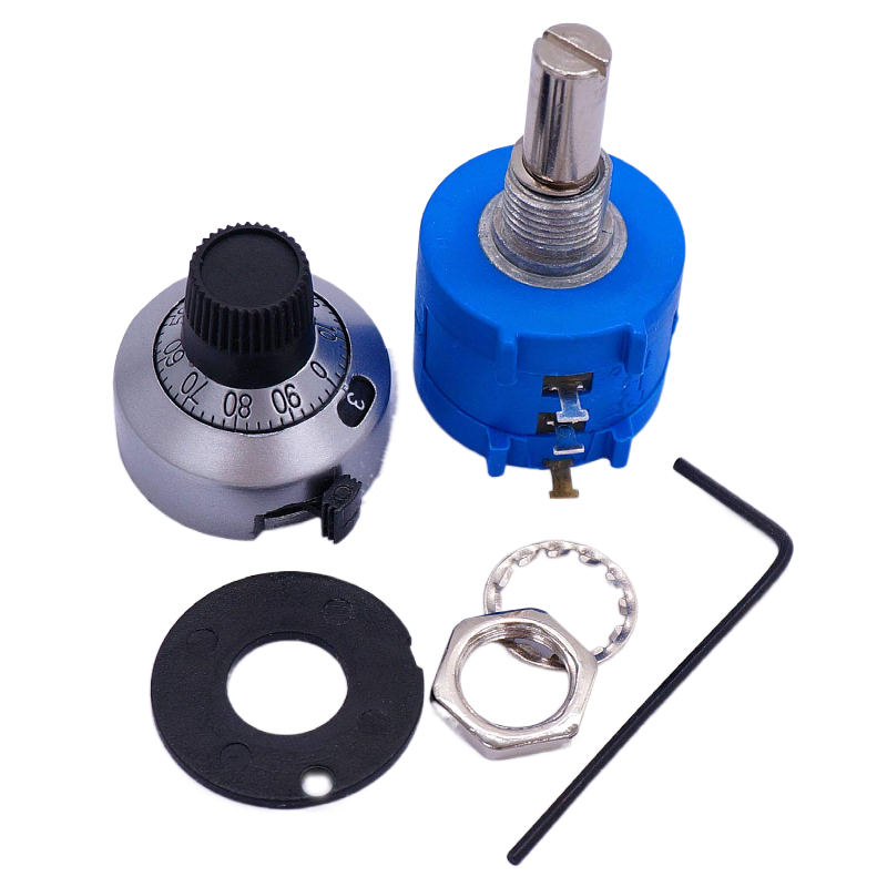 Bonens wxd3590 10 Turns 5k 10k 20k 50k 100K Spring Return Potentiometer