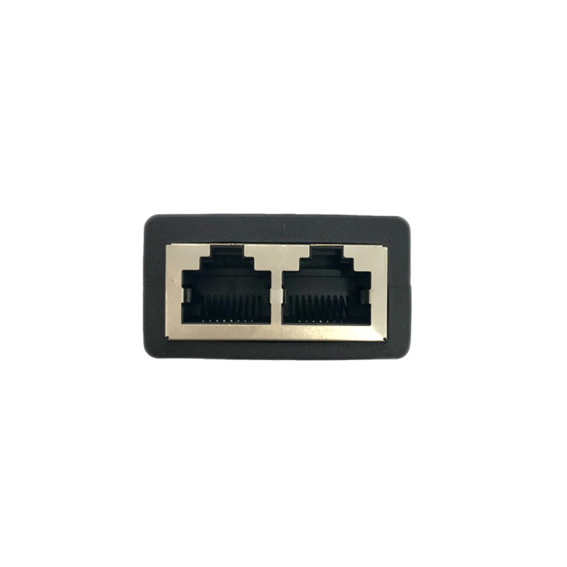 RJ45 multi port(1x2) coupler one port to female to 2 female cat5 &cat6 connector