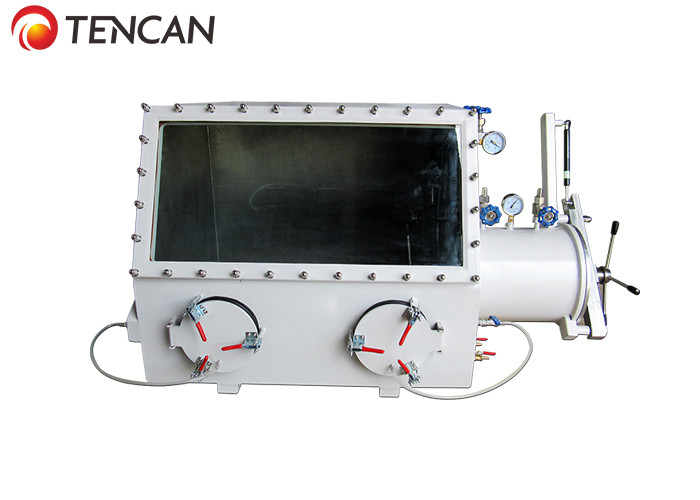 Stainless Steel Laboratory Glove Box , 12 Hours 500mm Vacuum Glove Box