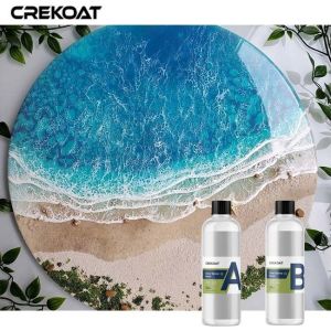China Top Coat Clear Epoxy Resin Pouring UV Resistant Bubble Free on sale