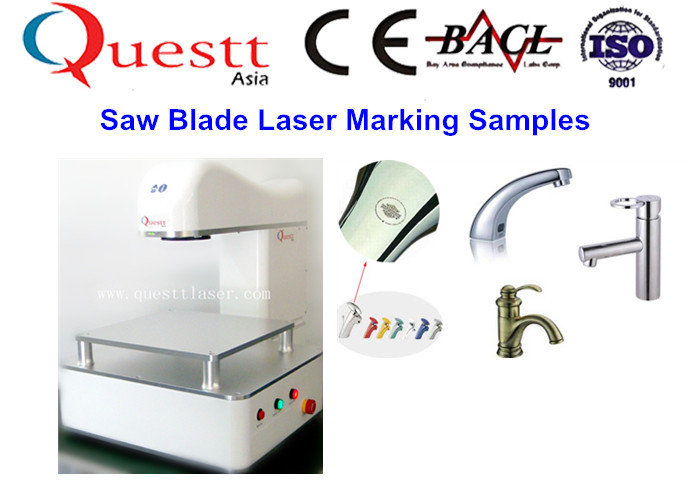Portable Optical Desktop Laser Marking Machine With 20W Lens Scanner , CE Certificate
