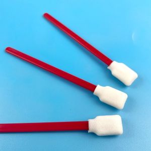  Customize Accept Foam Cleaning Swab Red Handle Electronics Cleaning Stick Manufactures