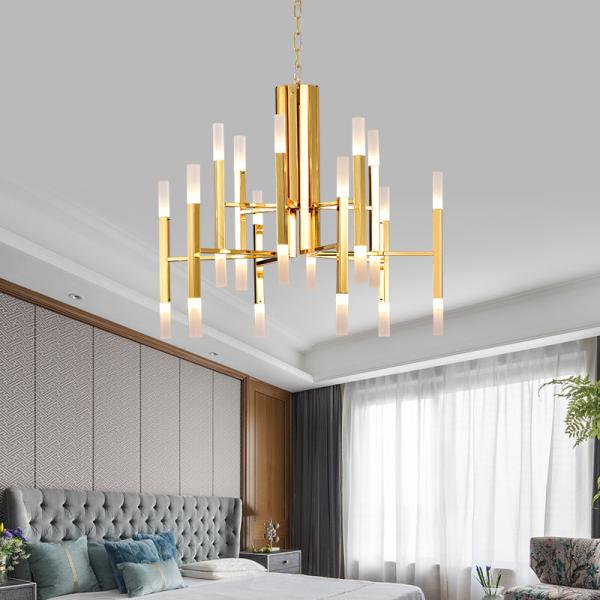 Nordic Postmodern LED Art Villa Chandelier Living Room Lobby Restaurant kitchen