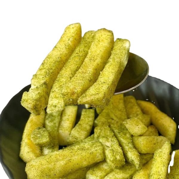 Wholesale VF Vegetables Strips Seaweed French Fries Snacks Vacuum Fried Potato