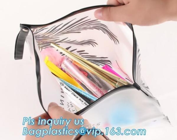 Heat Welding PE Plastic Envelope Bag With Slider Zipper Top, Polythene Plastic