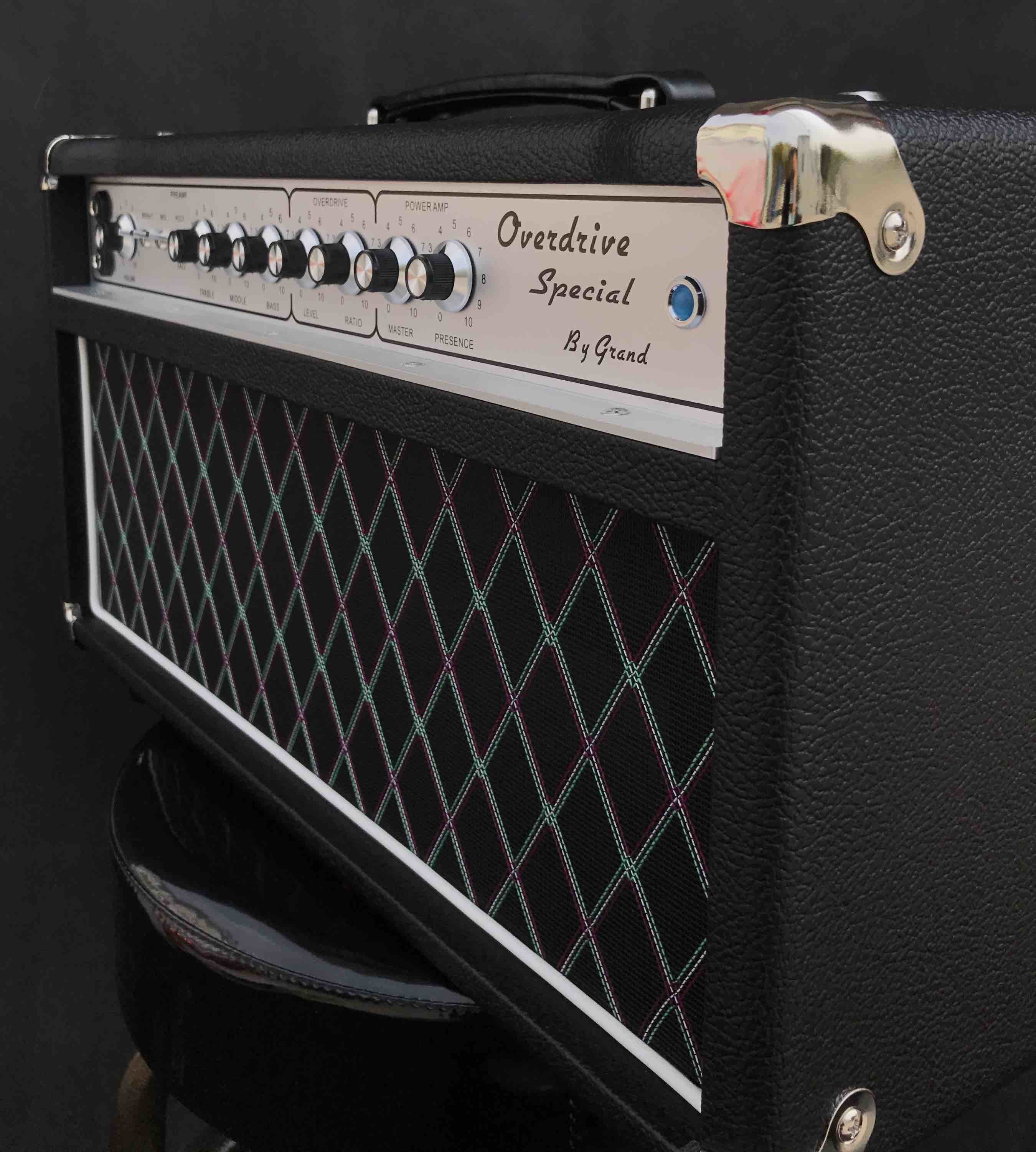 Grand Dumble Boutique Hand-wired Overdrive Special ODS50 Amp Head 50W in Black Custom Faceplate is Available