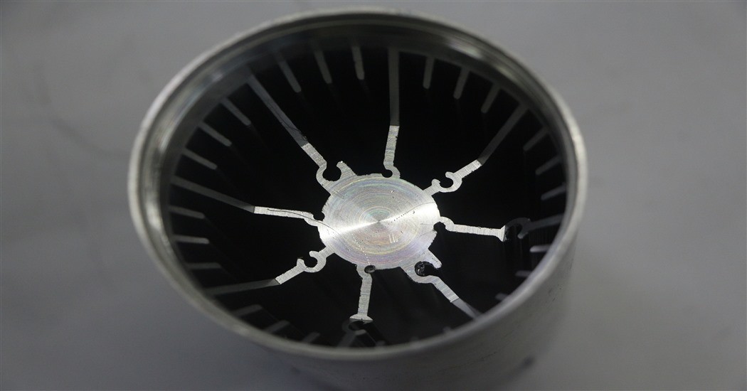External Structures Aluminium Machined Parts For Electrical Lighting Industry