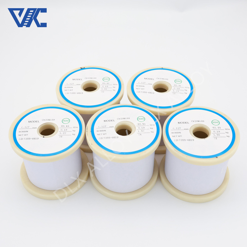 Cr20Ni80 Wire Nickel Alloy 1400℃ Melting Point Used In Industrial Furnaces