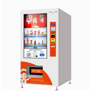 Fruit Juicer Vending Machine 510W With Advertising Screen Display