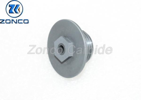 100% Tungsten Carbide Drill Bit Nozzle Cemented Carbide Wear Parts High