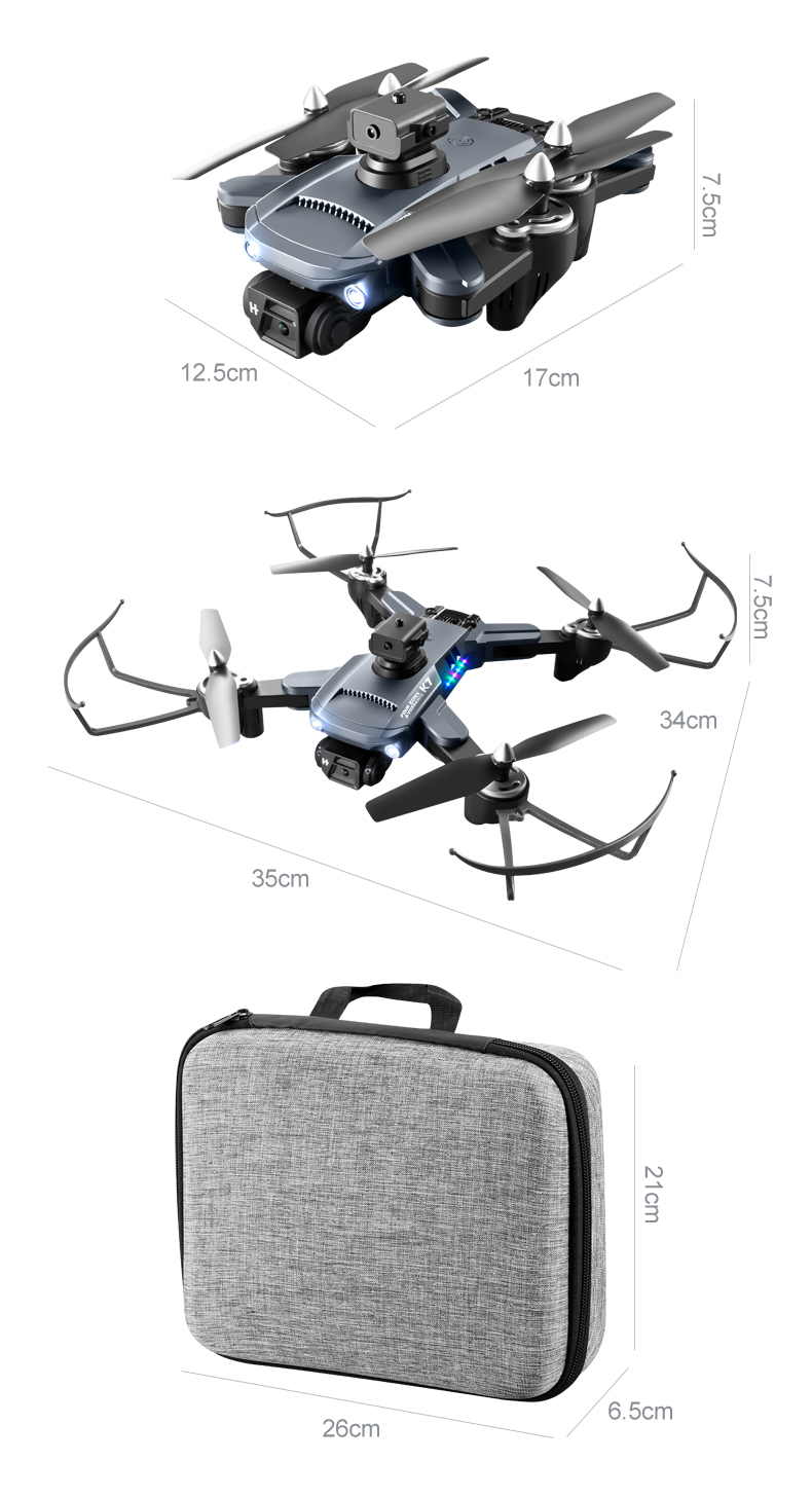 Smart GPS Optical Flow Quadcopter Drone with Obstacle Avoidance and Image Transmission Distance of 200M