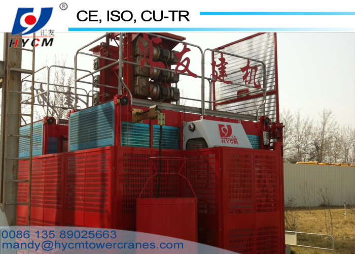 1T Single Cage/Cabin SC100 Construction Hoist Elevator Buliding Lifter