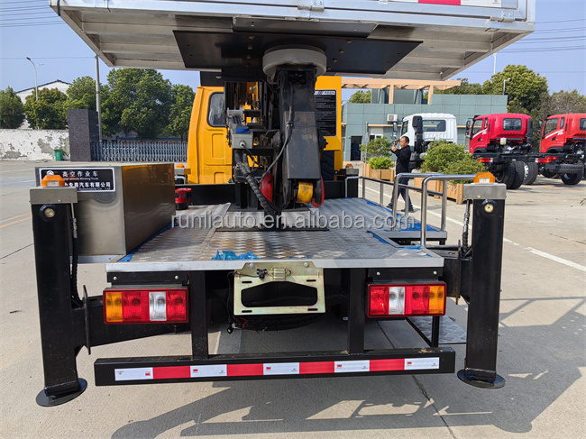 Cheap Price Equip Dongfeng Faw Howo Jmc Jac Manlift Aerial Platform Truck Mounted Vehicle