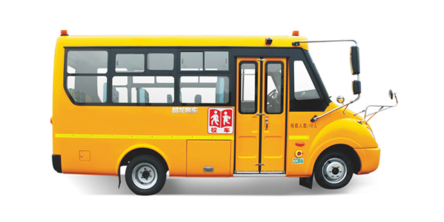Dongfeng 10-19seat Minibus Yellow School Bus with 71-90 km/h Max Speed and Last 6 Suspension Type