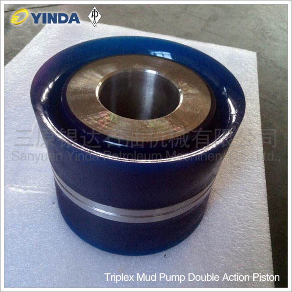 Oil Drilling Industry Triplex Mud Pump Piston Unb-600 Double Action Piston PU Rubber
