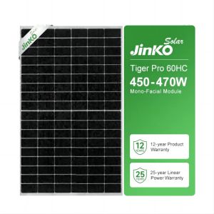 Monofacial Jinko Tiger Pro 460W Single Glass Solar Photovoltaic Modules