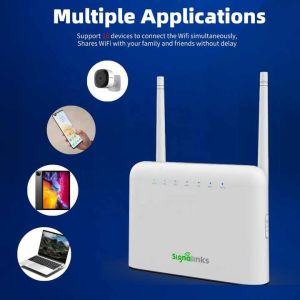 300mbps MIMO 2*2 Wifi Wireless Router 3G 4G Lte CPE Wifi Router Modem With Sim